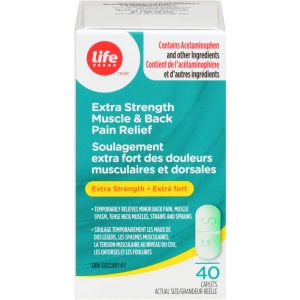 Life Brand LB Muscle and Back Relief XSTR 40 ea