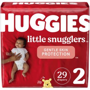Huggies Little Snugglers Diapers, Size 2 - 29 Count
