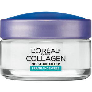 L'Oreal Paris Anti Aging Face Moisturizer Day Cream with Collagen, Fragrance Free 50 mL