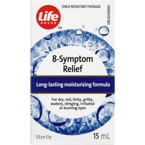 Life Brand Multisymptom Eye Relief Eye Drops 15 mL