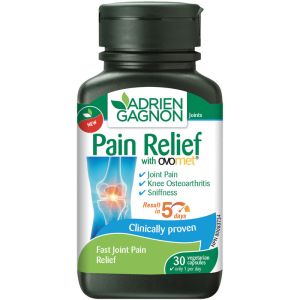 Adrien Gagnon Pain Relief 30 Capsules - Eggshell Membrane for Joint Pain