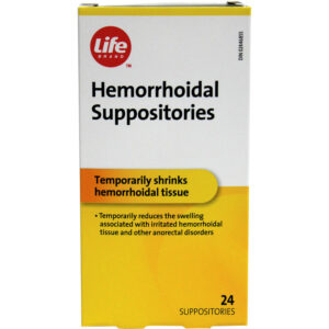 Life Brand Hemorrhoidal Suppositories 24 ea