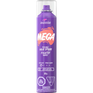 Aussie Mega Flexible Hair Spray for Curly, Straight, and Wavy Hair 283 G