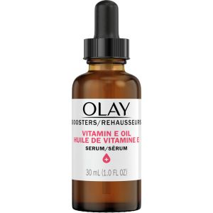 OLAY Vitamin E Oil Serum, Nourishing Hydration Booster, Fragrance-Free, 30mL