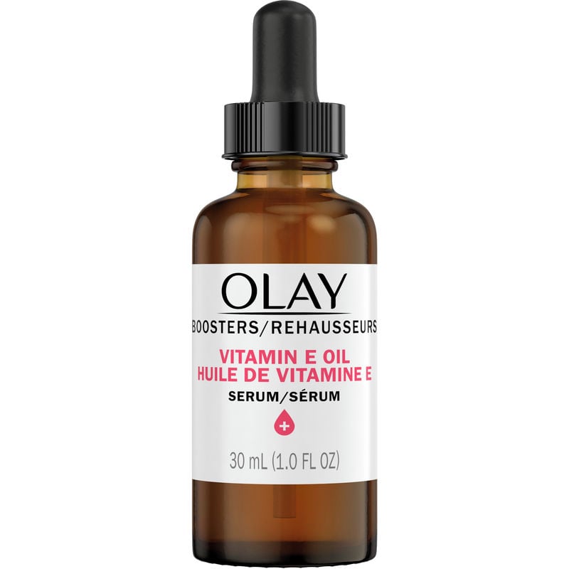 OLAY Vitamin E Oil Serum, Nourishing Hydration Booster, Fragrance-Free, 30mL