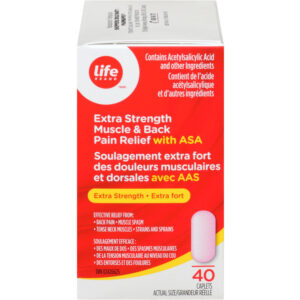 Life Brand LB Muscle and Back W/ASA XST 40 ea