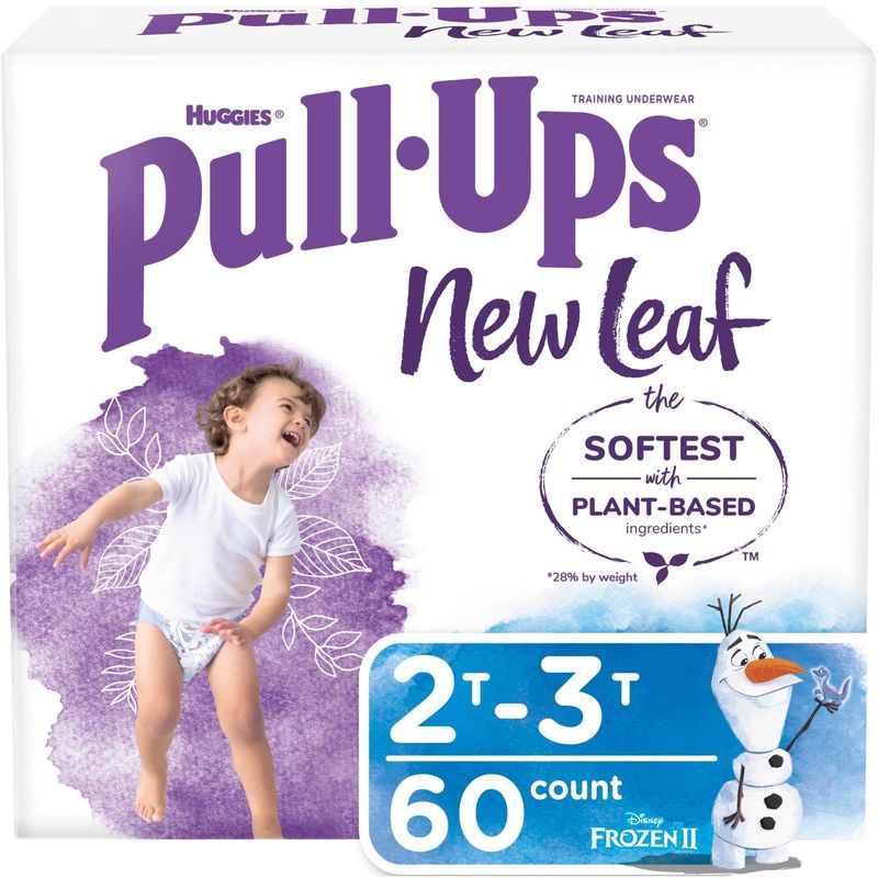 Pull-Ups New Leaf Boys' Potty Training Pants, 2T-3T, 60 Ct
