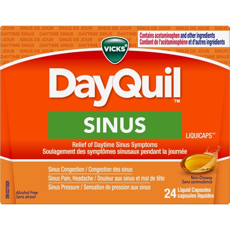 DayQuil Sinus Liquid Capsules, 24 Count