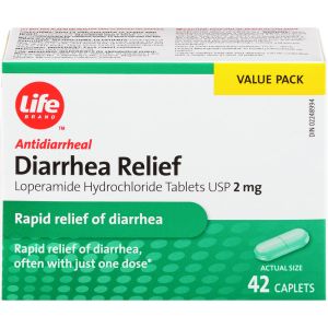 Life Brand DIARRHEA RELIEF Tablets - 42 Count