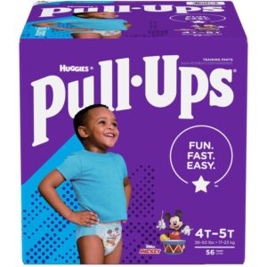 Pull-Ups Boys' Potty Training Pants Size 6, 4T-5T, 56 Ct