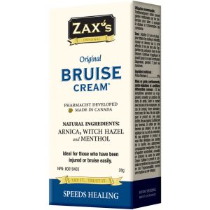 Zax's Original Bruise Cream - 28g Canadian Made, Pharmacist Developed Natural Cream