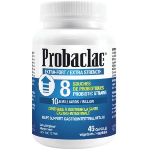 Probaclac Extra-Strength 45 Capsules - Multi-Strain Probiotic Formula