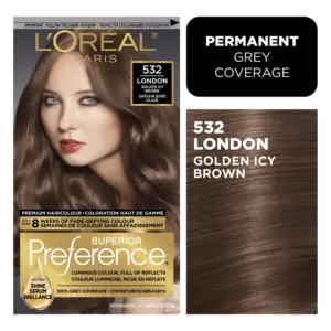 L'Oreal Paris Superior Preference Permanent Haircolour, Golden Brown, 1 un.