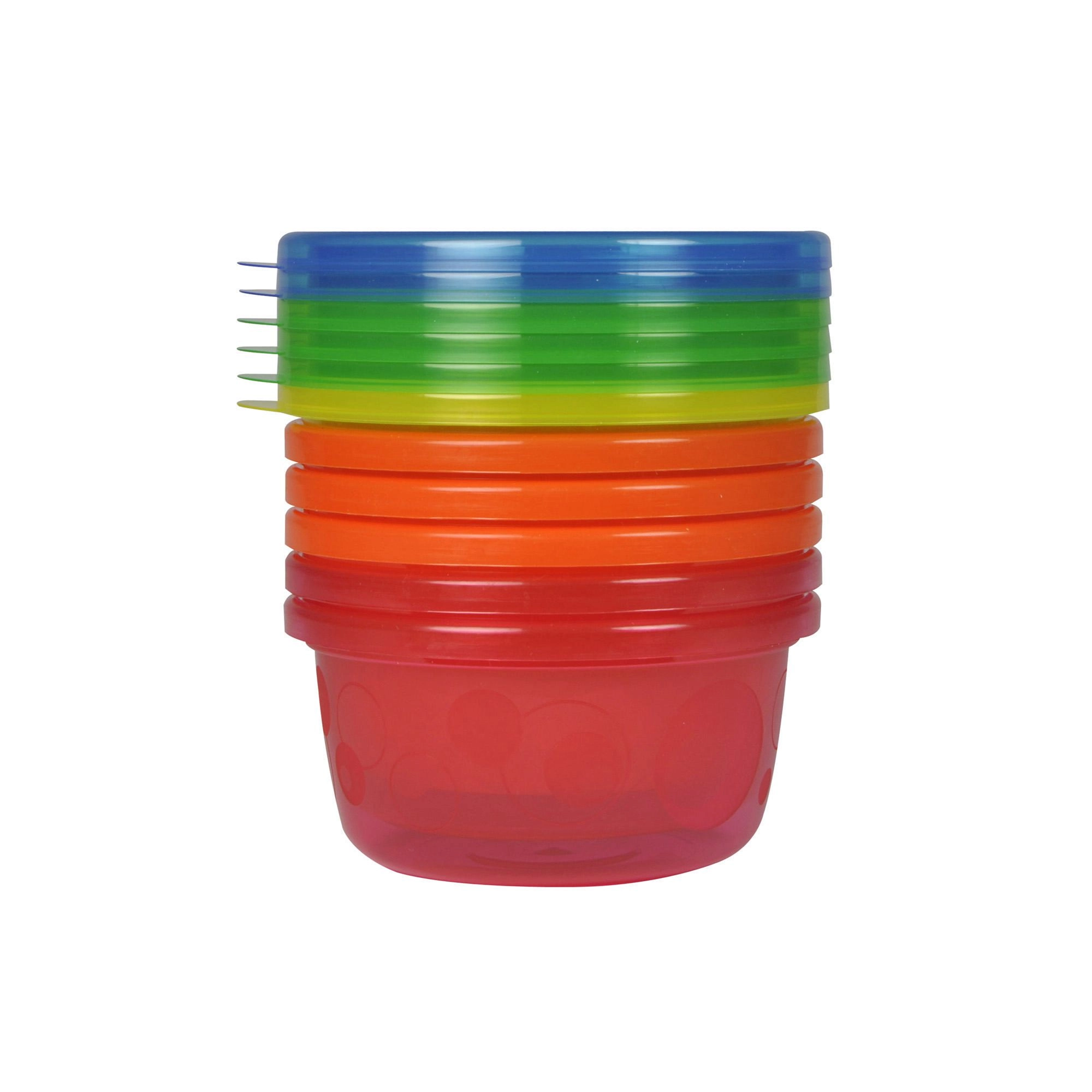 The First Years Take & Toss 8 Oz Bowls with Lids - 6 Pack