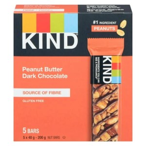 KIND Peanut Butter Dark Chocolate Bars, 5 Pack 200 g