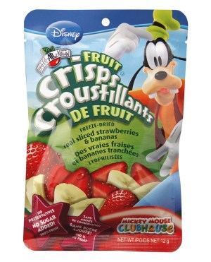 Disney Brothers All Natural Fruit Crisps, Strawberry Banana 12 g