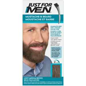 Just For Men Mustache and Beard Light-Medium Brown Haircolour M-30