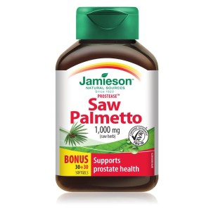 Jamieson Prostease Saw Palmetto 1,000 mg Softgels 60 softgels