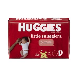 Huggies Little Snugglers Diapers, Size Preemie 30 piece