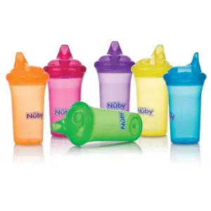 NA»by No-Spill Bite-Proof Hard Spout with Vari-Flo Valve Toddler Plastic Cup