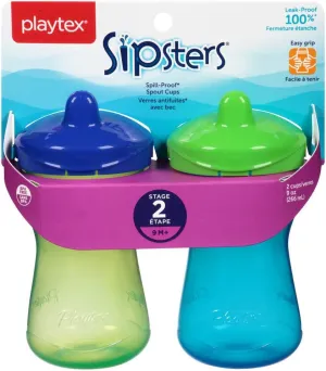 Playtex Baby Sipsters Spill-Proof Spout Sippy Cups 266 mL