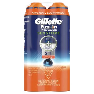 Gillette Fusion ProGlide Sensitive Ocean Breeze Shave Gel Twin Pack 340 g