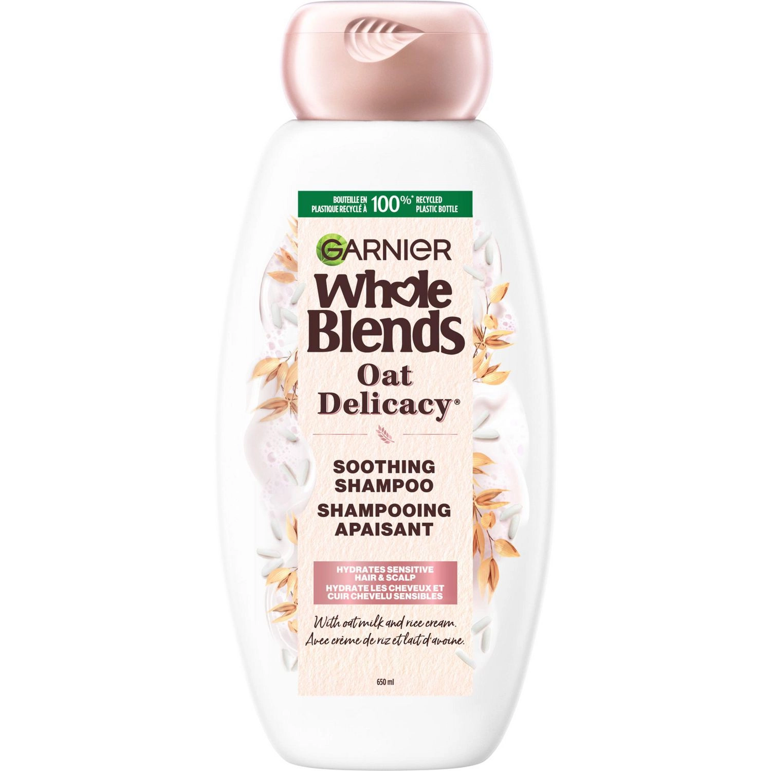 Garnier Whole Blends Oat Delicacy Shampoo, 650 mL 650 ml