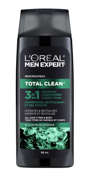 L'Oreal Paris Men Expert Total Clean 3-In-1 Shampoo, 89ml 89 mL