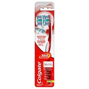 Colgate 360 Advanced Optic White Toothbrush, Soft