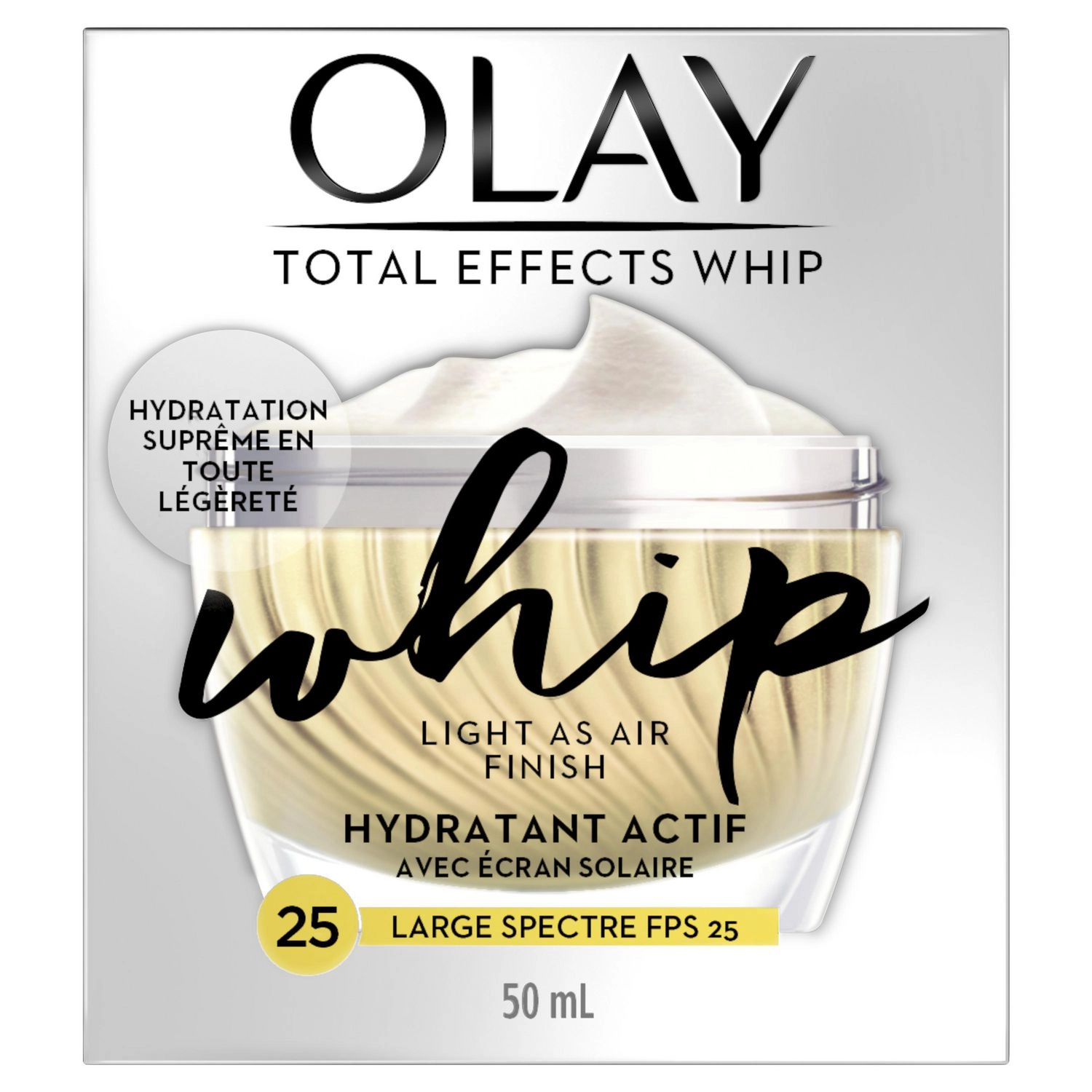 Olay Total Effects Whip Face Moisturizer SPF 25 50 mL