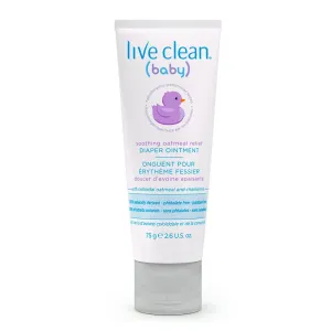 Live Clean Baby Soothing Oatmeal Relief Diaper Ointment 75 g