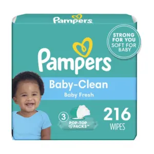 PAMPERS BABY WIPES BABY FRESH SCENTED 3X POP-TOP PACKS