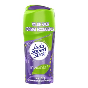 Lady Speed Stick Invisible Antiperspirant Deodorant, Powder Fresh 70 g