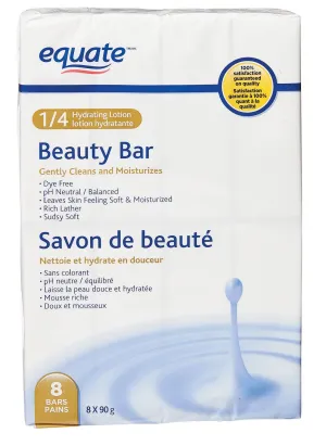Equate Beauty Bar with 1/4 Hydrating Lotion 90 g