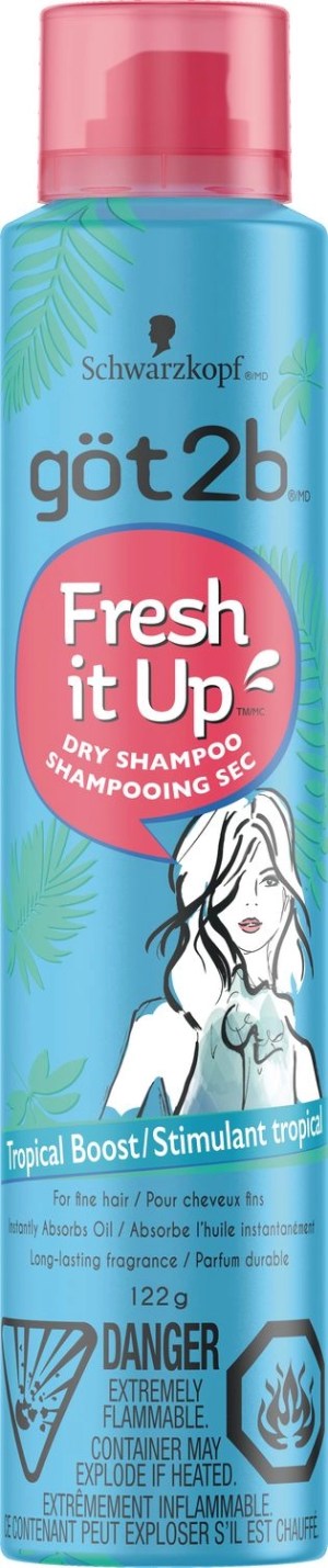 got2b Fresh It Up Dry Shampoo, Tropical Boost 122g