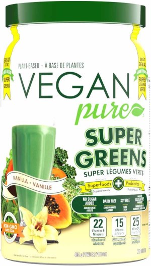 Vegan Pure Super Greens Vanilla 404gr 404 g