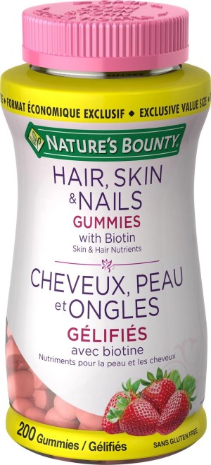 Nature's Bounty Hair, Skin & Nails Gummies with Biotin Exclusive Value Size 200 G