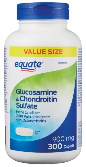 Equate Glucosamine & Chondroitin Sulfate 900mg 300 caplets