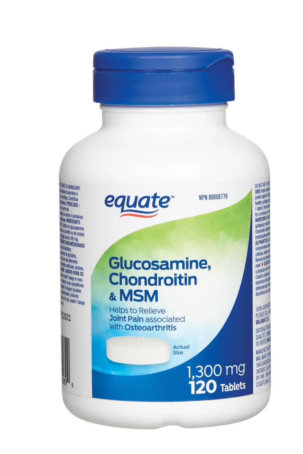 Equate Glucosamine, Chondroitin & MSM 1300mg