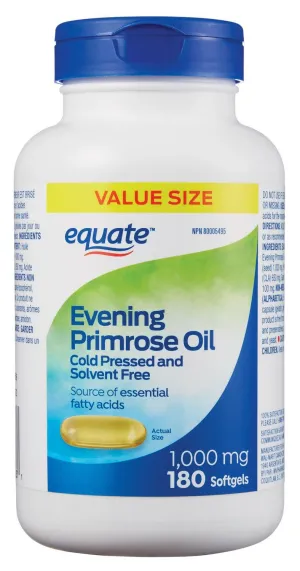 Equate Evening Primrose Oil 1000mg - Value Size