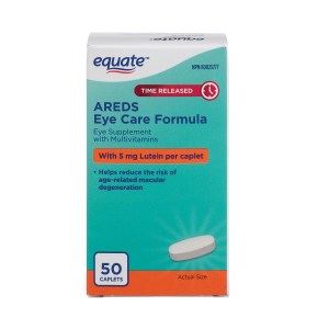 Equate Areds Eye Care Formula with 5 mg Lutein Time Release 5 mg