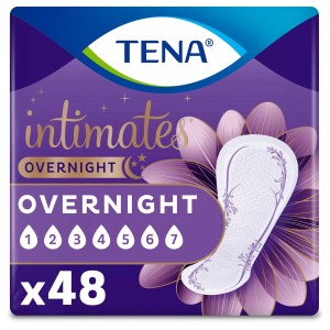 TENA Incontinence Pads for Women, Overnight, 48 Count