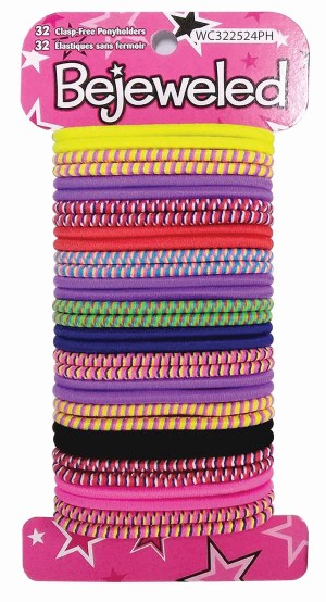 Bejeweled 32 Clasp Free Ponyholders