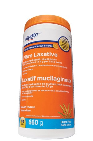 Equate Fibre Laxative Orange Flavour Sugar Free 660g