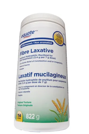 Equate Fibre Laxative Unflavoured 822g