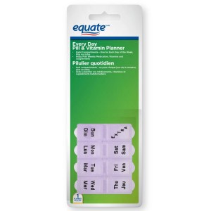 Equate Every Day Pill & Vitamin Planner