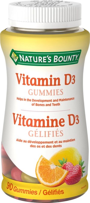 Nature's Bounty Vitamin D3 Gummies 90 G