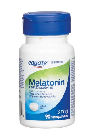 Equate Melatonin Fast Dissolving 3mg 3 mg