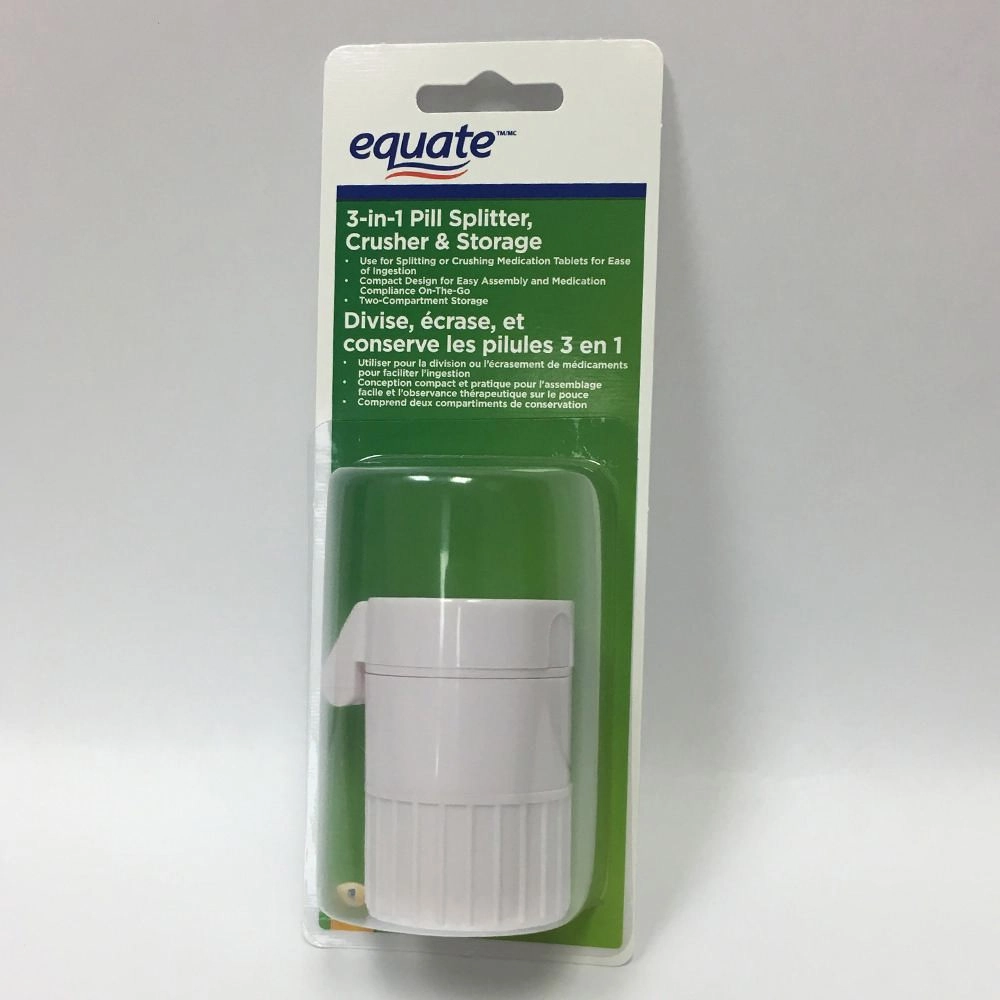 Equate 3-in-1 Pill Splitter, Crusher & Storage