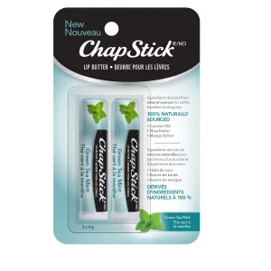 Chapstick Lip Butter Green Tea Mint 2-Pk 4g